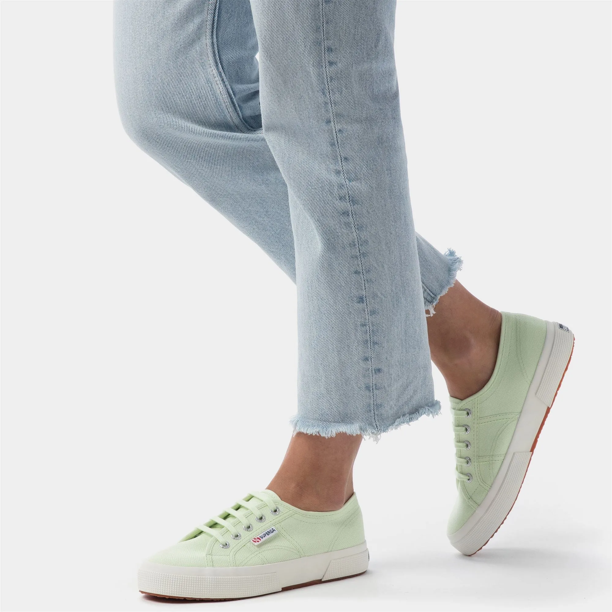 2750-COTU CLASSIC - Le Superga - Sneaker - Unisex - GREEN PRIMROSE-F AVORIO