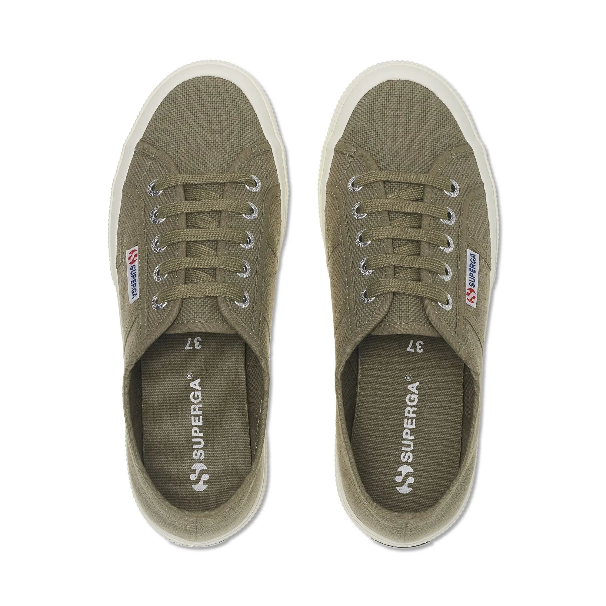 2750-COTU CLASSIC - Le Superga - Sneaker - Unisex - GREEN SAFARI-F AVORIO