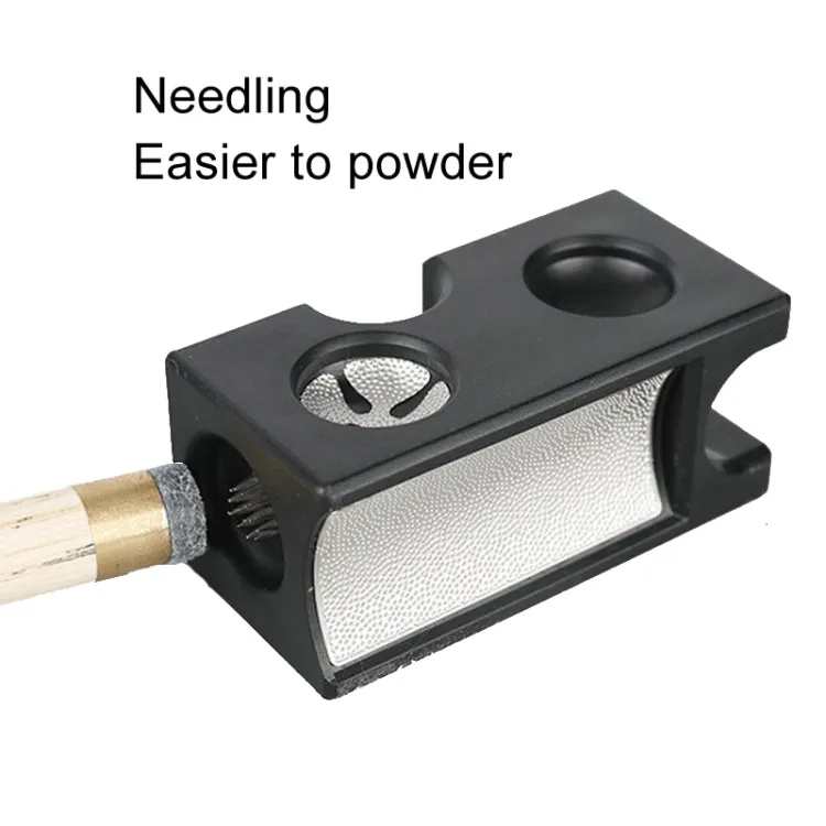 8 In 1 Billiard Cue Multi-function Leather Repair Tool Pole Head Sharpener Repairer Pencil Spinner Arc Grinder(Black)