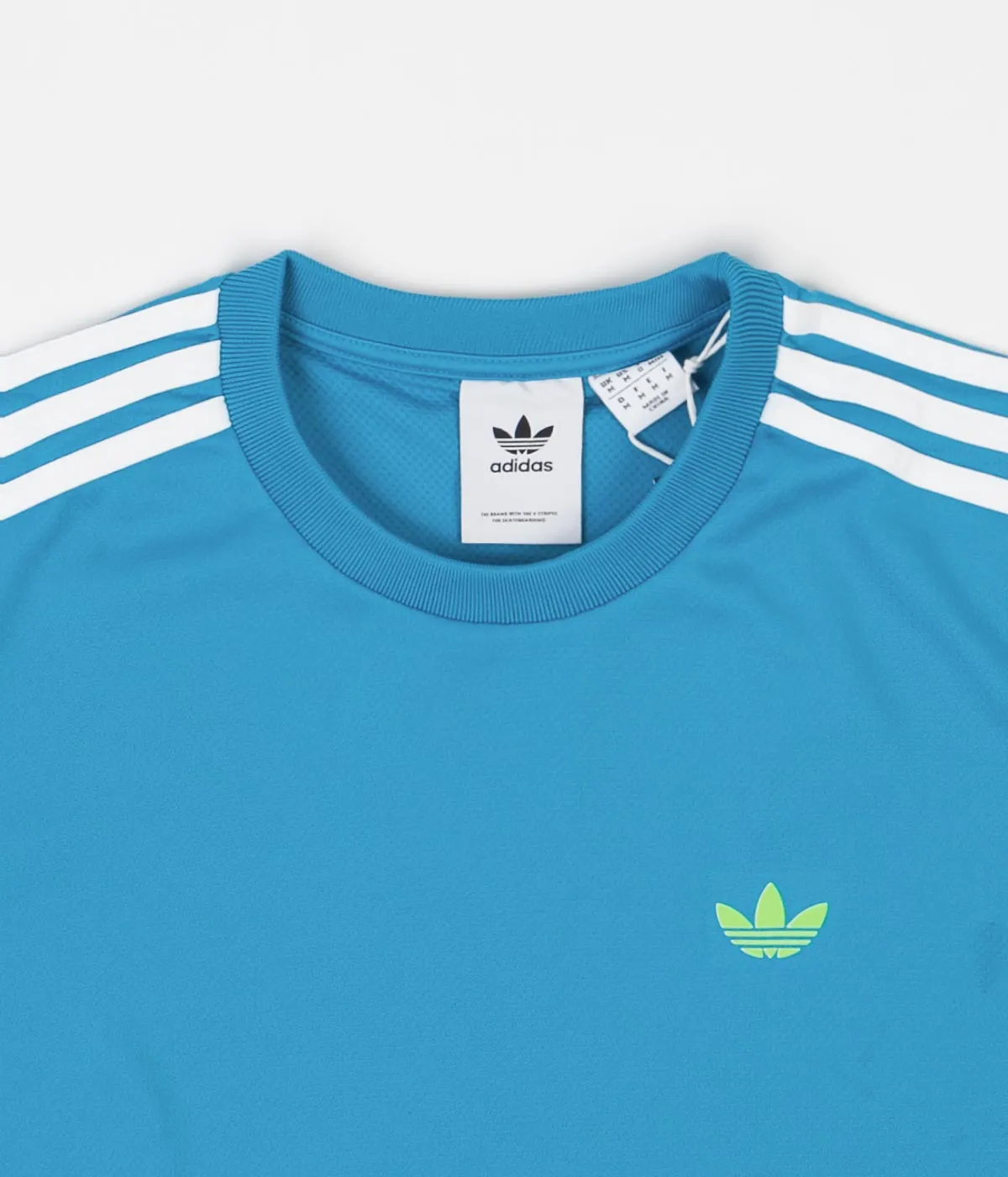 Adidas Aero Club Jersey - Sonic Aqua / White / Signal Green