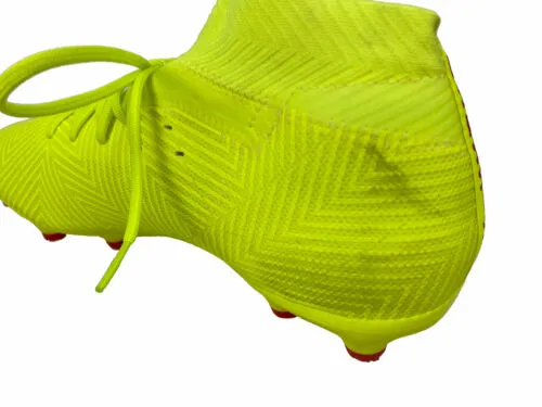 Adidas Men's Nemwziz 18.3 FG Soccer Cleats Neon Yellow Blue Size 10
