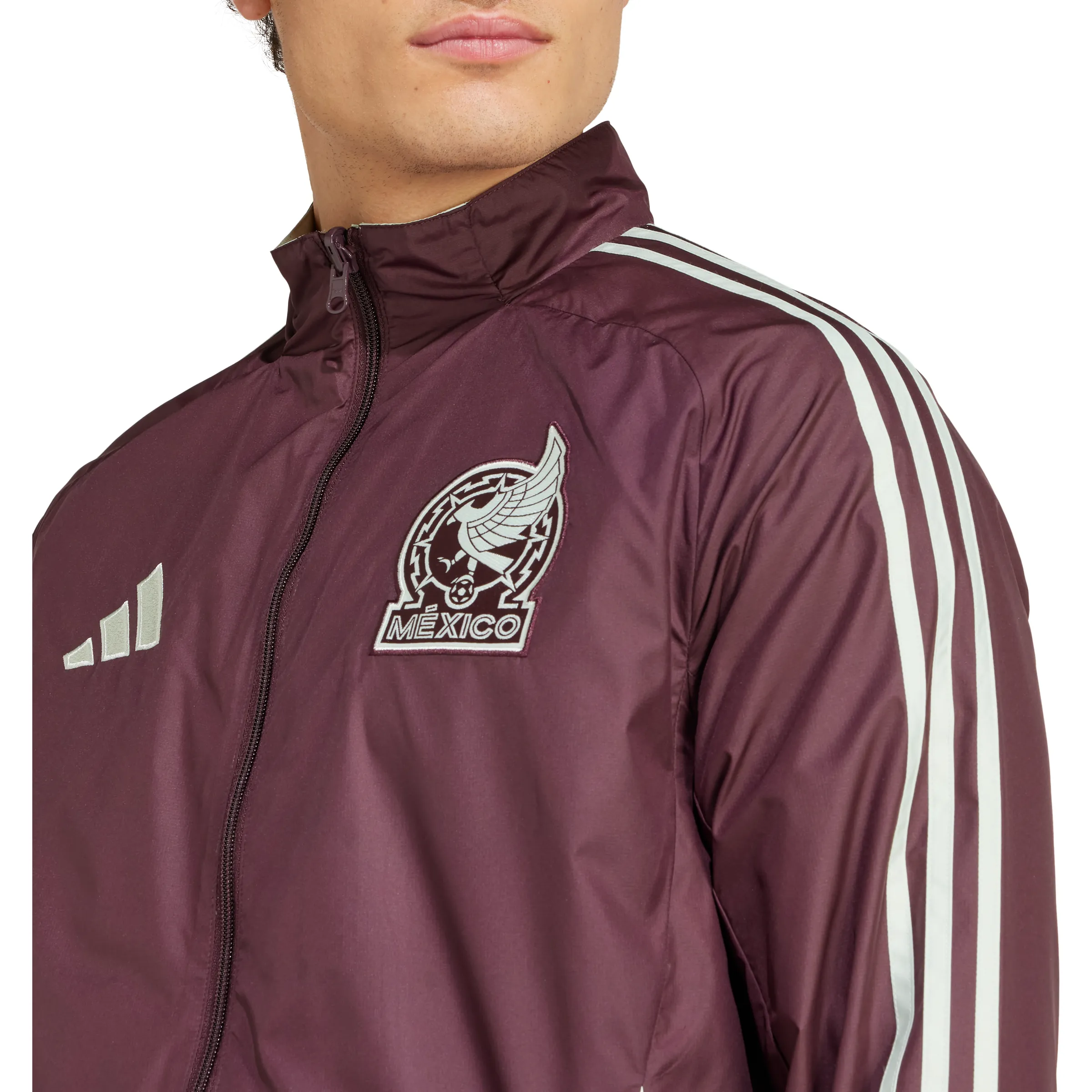 Adidas Mexico Men's 2024 Reversible Anthem Jacket