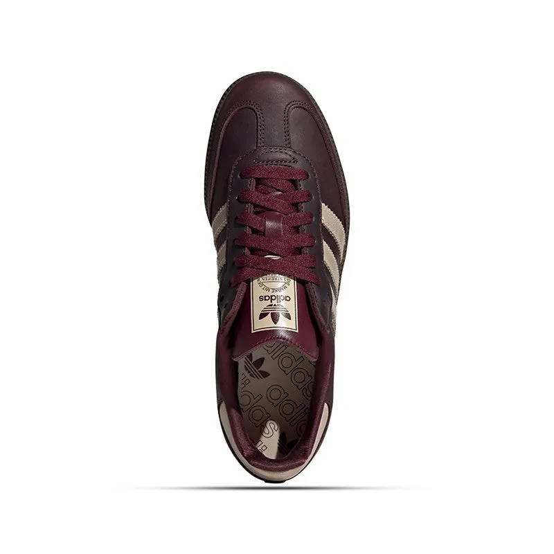 Adidas Originals Samba OG (Maroon/Crystald Sand/Gold) Women's Shoes IF7004