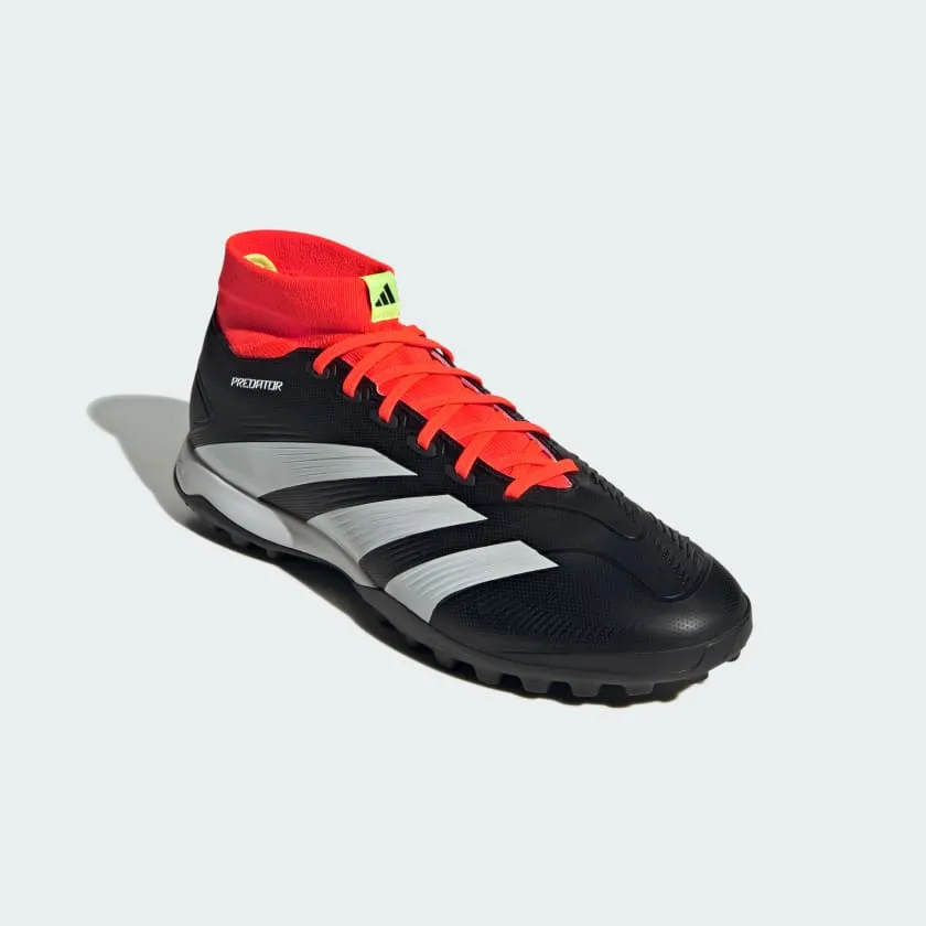 adidas Predator League TF Turf Soccer Cleat - Core Black/White/Solar Red