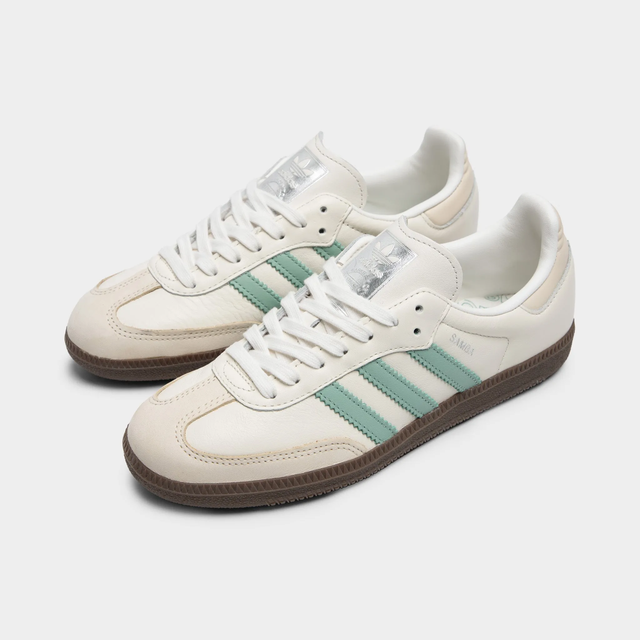 adidas Women's Samba OG Cloud White / Haze Green