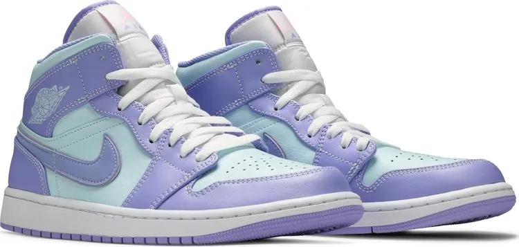 Air Jordan 1 Mid Purple Pulse sneakers, purple