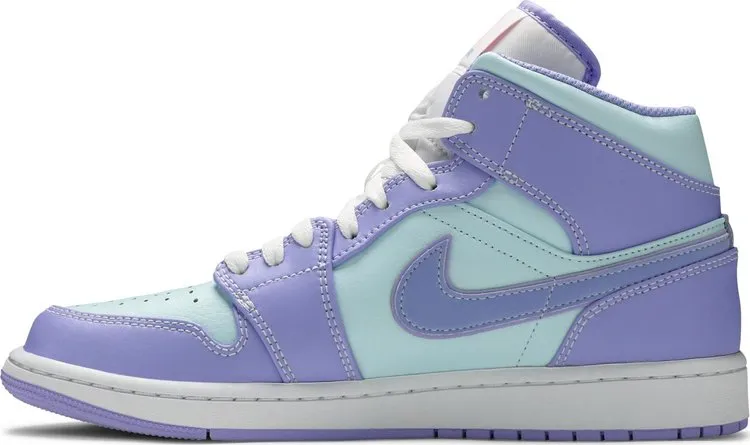 Air Jordan 1 Mid Purple Pulse sneakers, purple