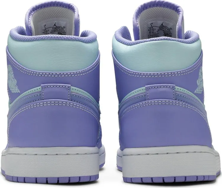 Air Jordan 1 Mid Purple Pulse sneakers, purple