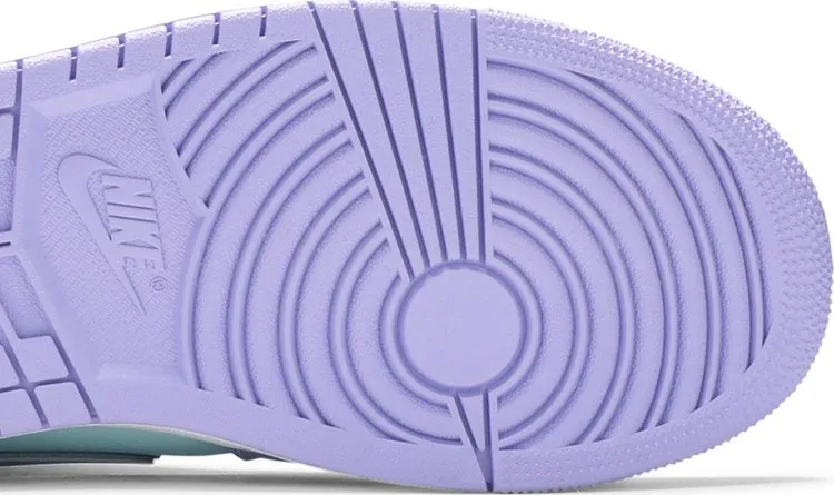 Air Jordan 1 Mid Purple Pulse sneakers, purple
