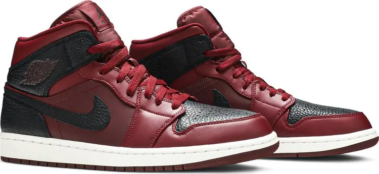 Air Jordan 1 Mid Reverse Banned, Dark Red