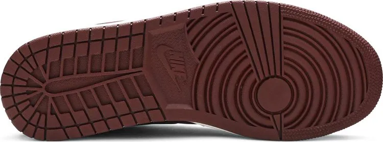 Air Jordan 1 Mid Reverse Banned, Dark Red