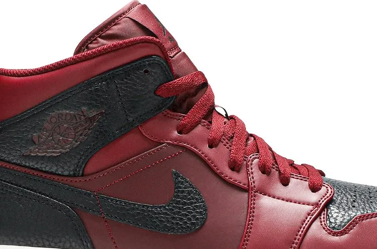 Air Jordan 1 Mid Reverse Banned, Dark Red
