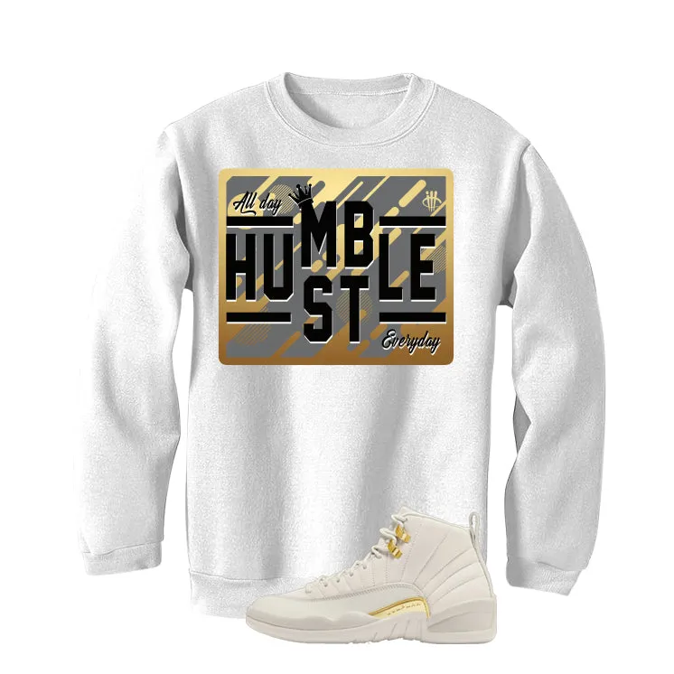 Air Jordan 12 WMNS Phantom White T-Shirt (Hustle Everyday)| illcurrency