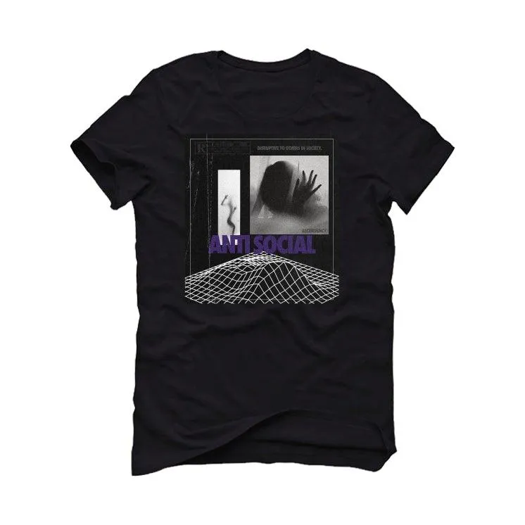 Air Jordan 13 “Court Purple” Black T-Shirt (ANTI SOCIAL)