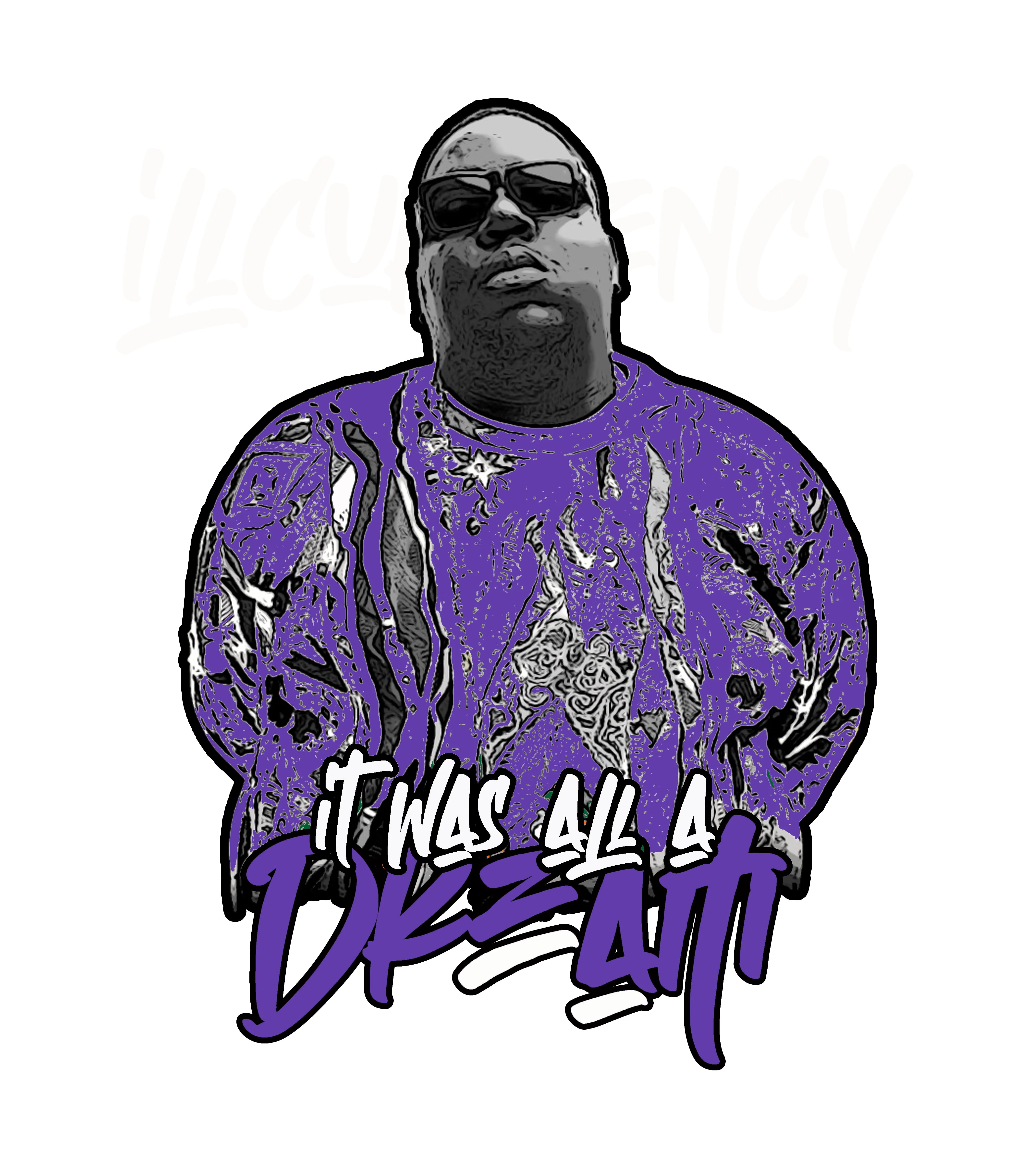 Air Jordan 13 “Court Purple” Black T-Shirt (Was all a dream)