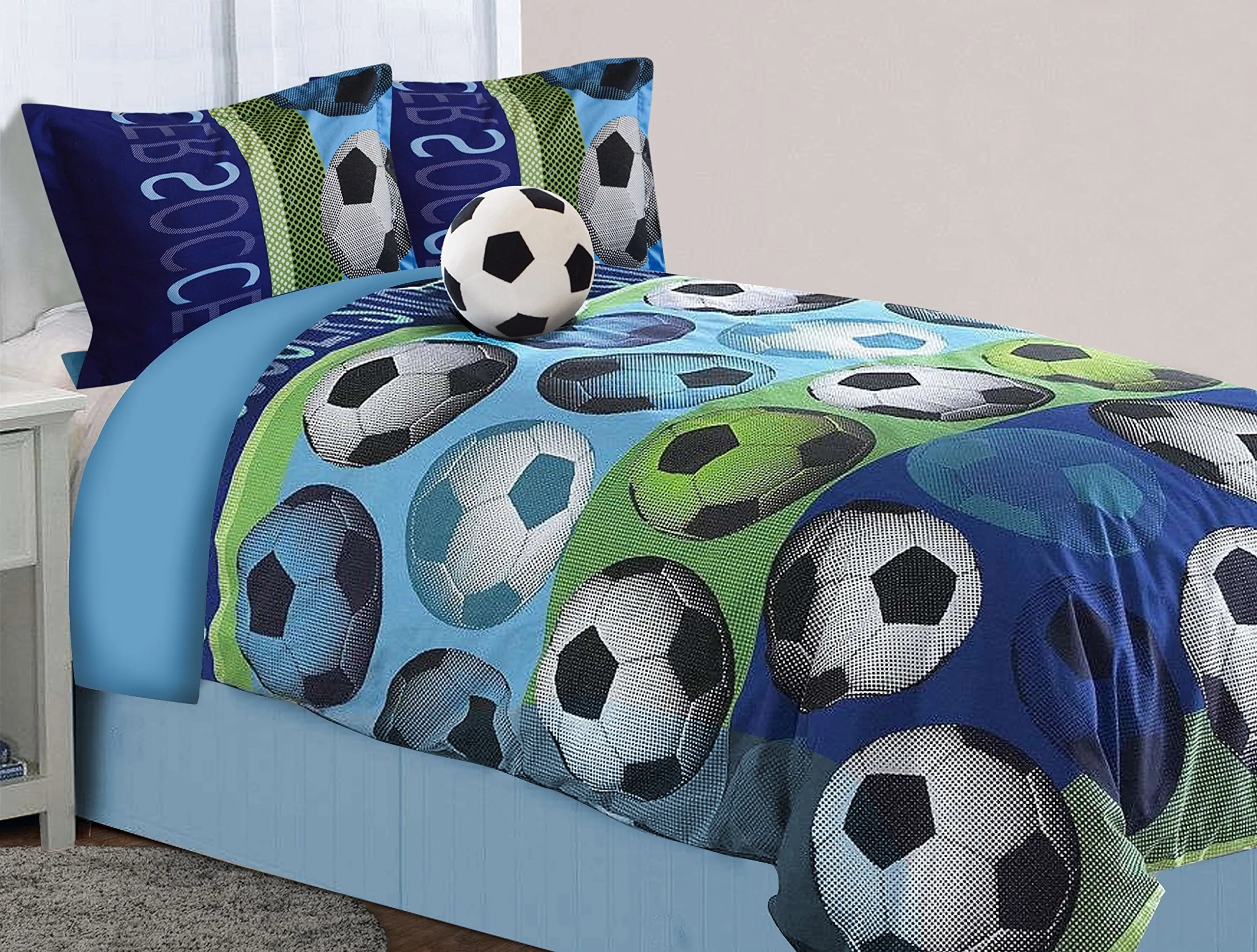 All American Collection Soccer Bedding Set