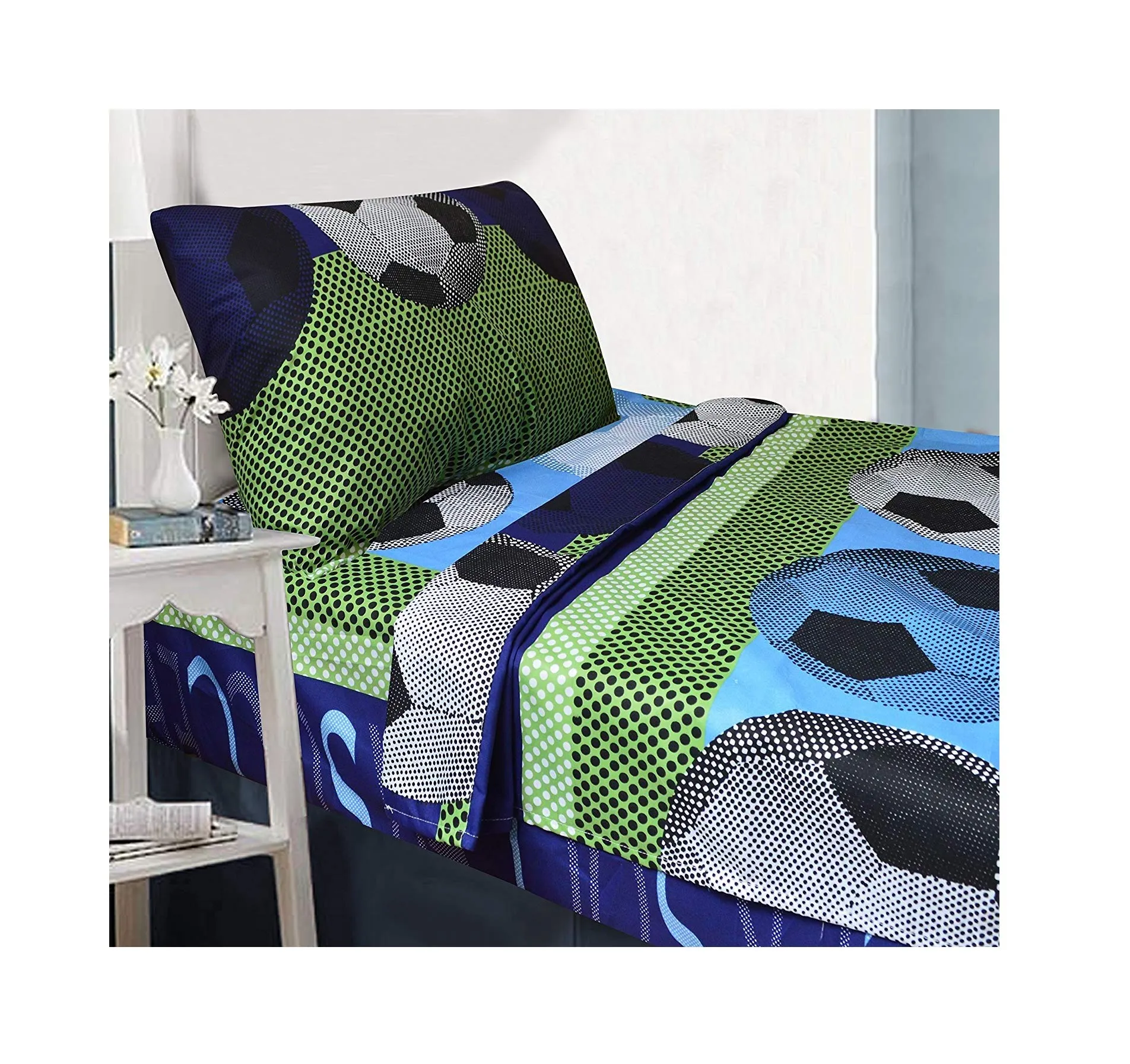 All American Collection Soccer Bedding Set