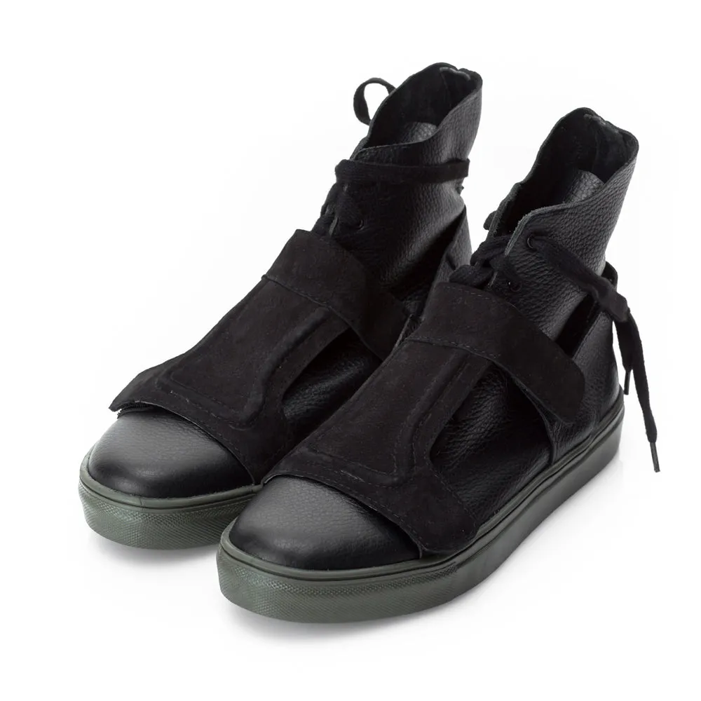 Armour Textured Sneakers - khaki sole
