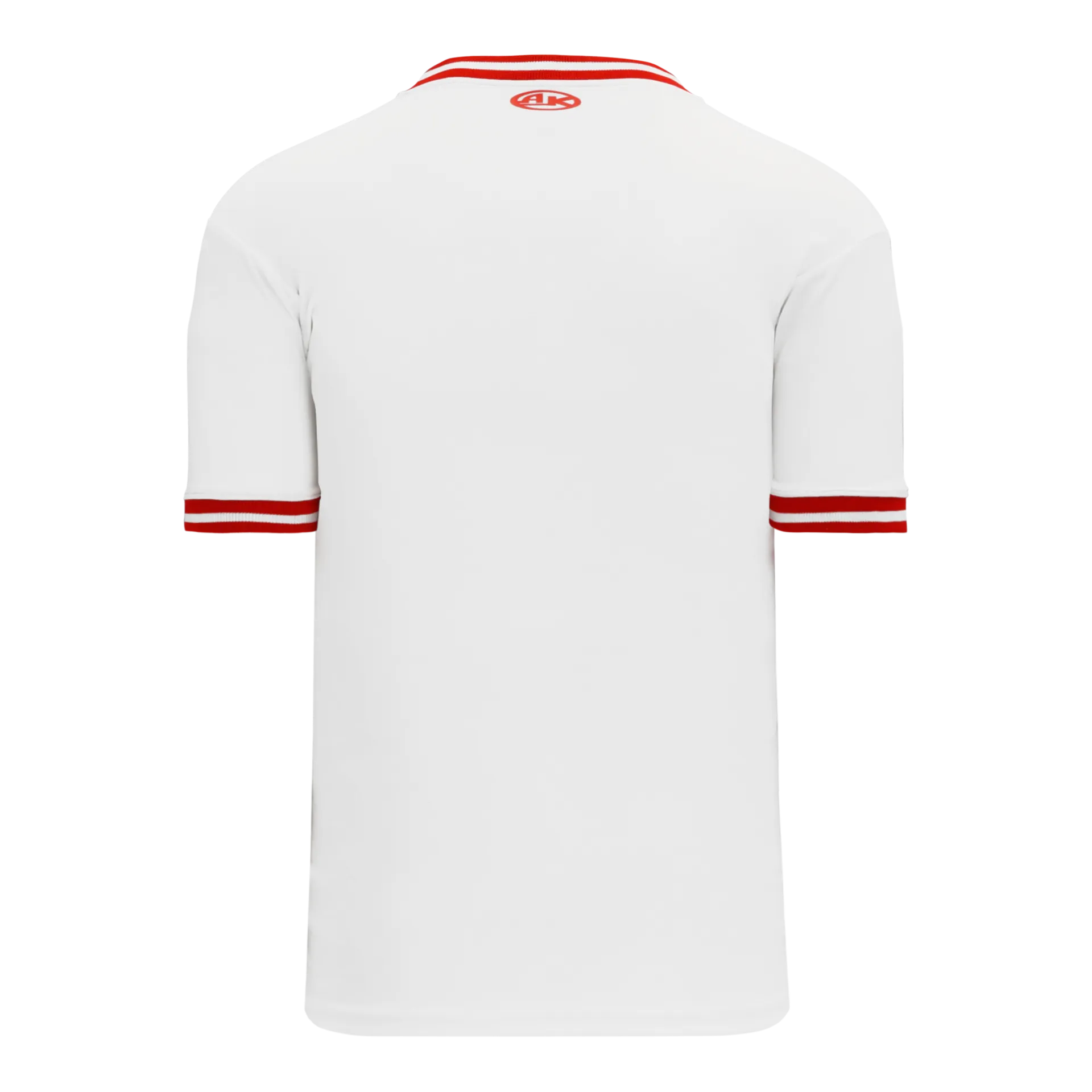 Athletic Knit (AK) S1333A-209 Adult White/Red Soccer Jersey
