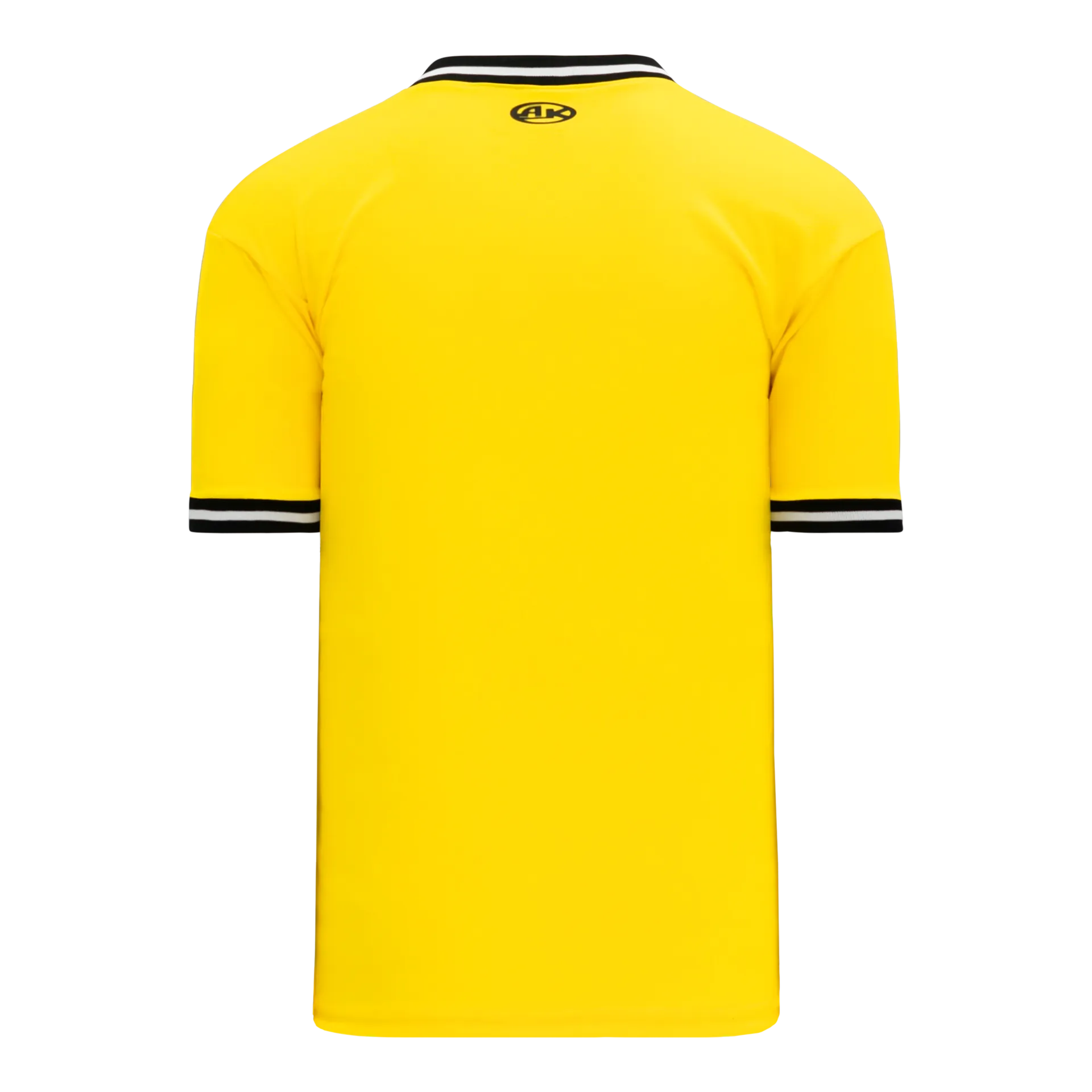 Athletic Knit (AK) S1333A-256 Adult Maize/Black/White Soccer Jersey