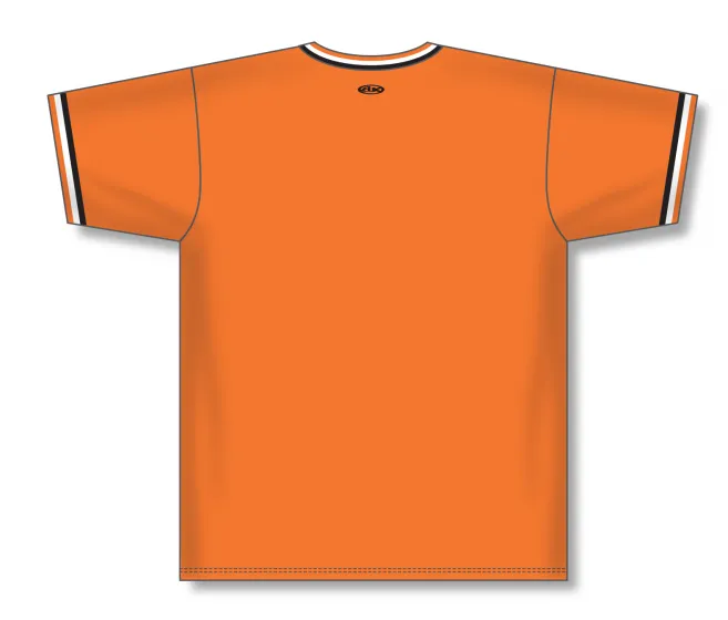Athletic Knit (AK) S1333A-330 Adult Orange/Black/White Soccer Jersey