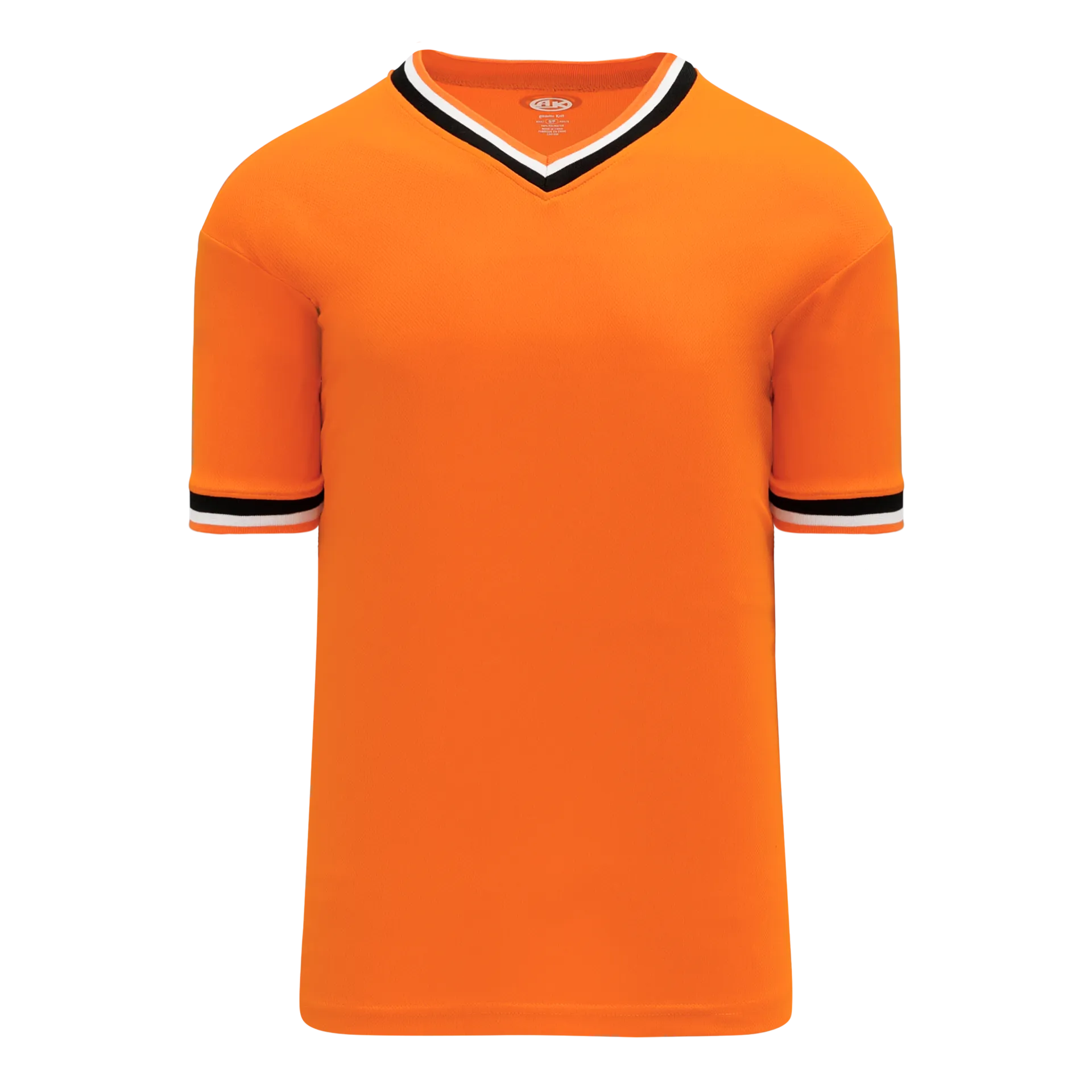 Athletic Knit (AK) S1333A-330 Adult Orange/Black/White Soccer Jersey