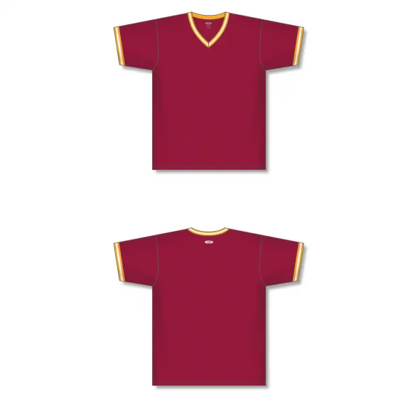 Athletic Knit (AK) S1333A-427 Adult AV Red/Gold/White Soccer Jersey