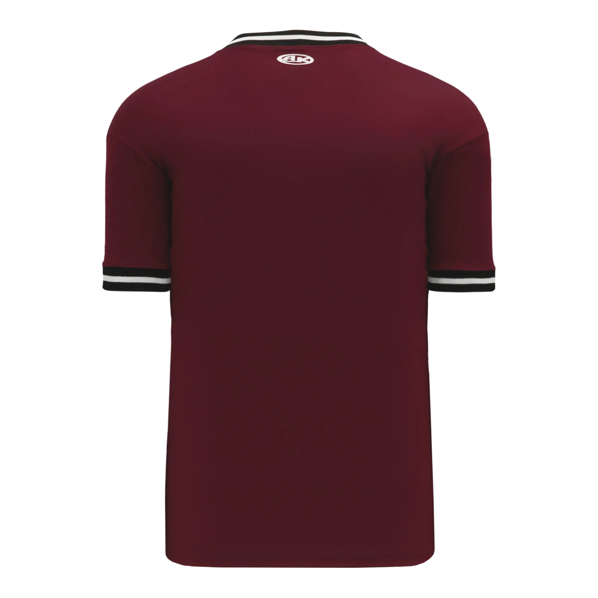Athletic Knit (AK) S1333A-443 Adult Maroon/Black/White Soccer Jersey