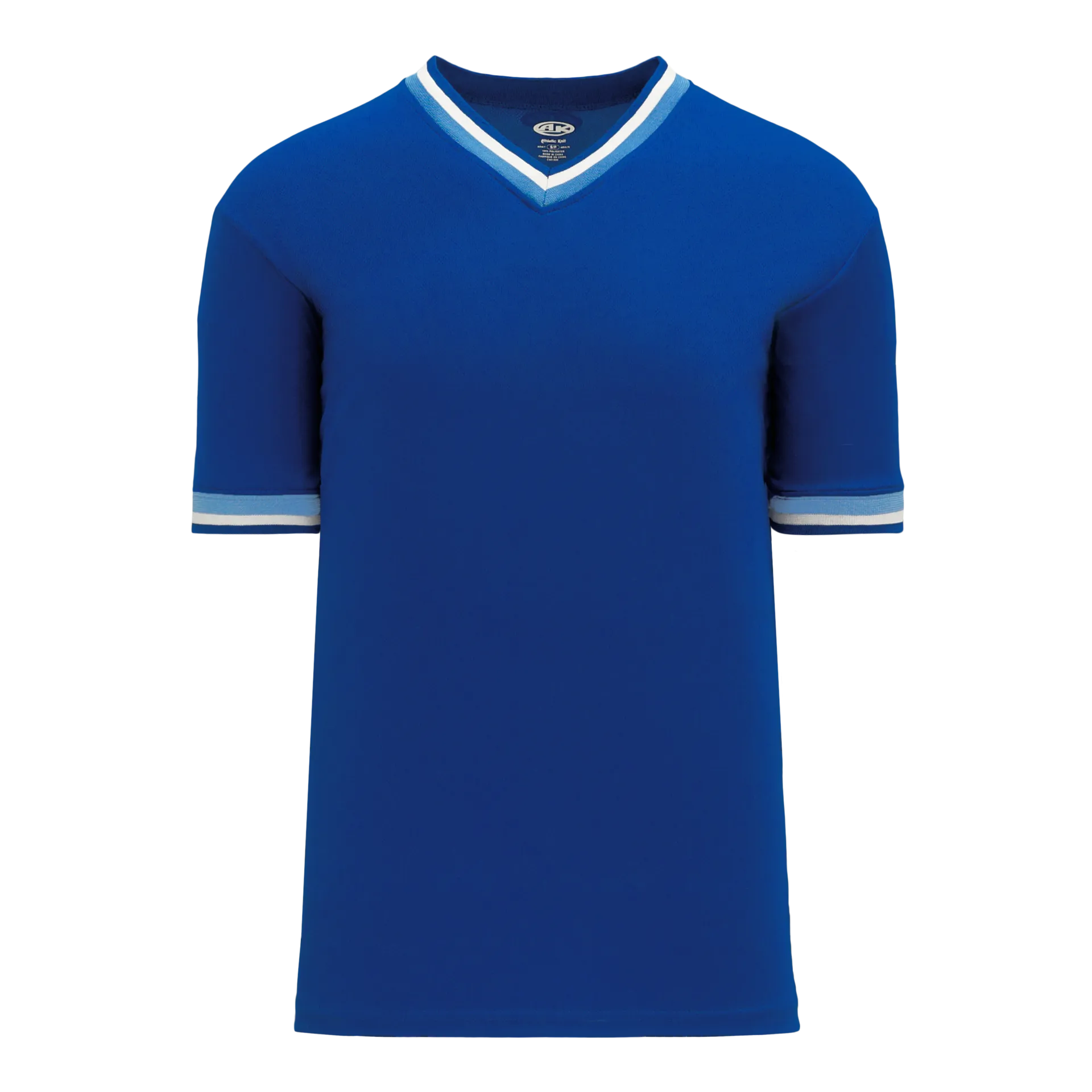 Athletic Knit (AK) S1333A-445 Adult Royal Blue/Sky Blue/White Soccer Jersey