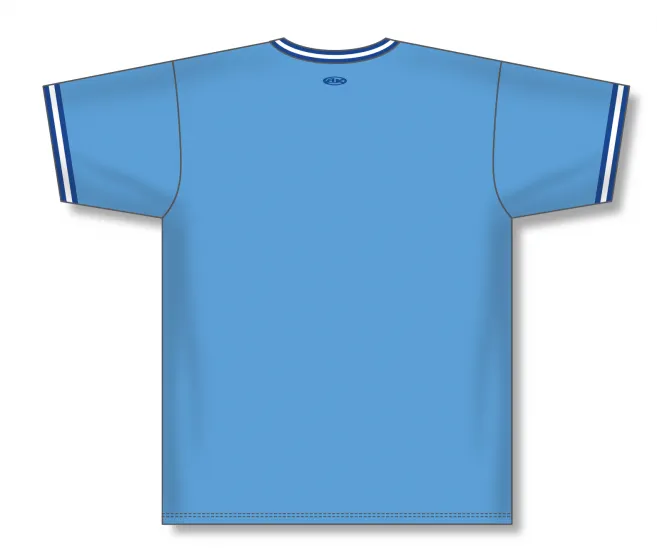 Athletic Knit (AK) S1333A-476 Adult Sky Blue/Royal Blue/White Soccer Jersey