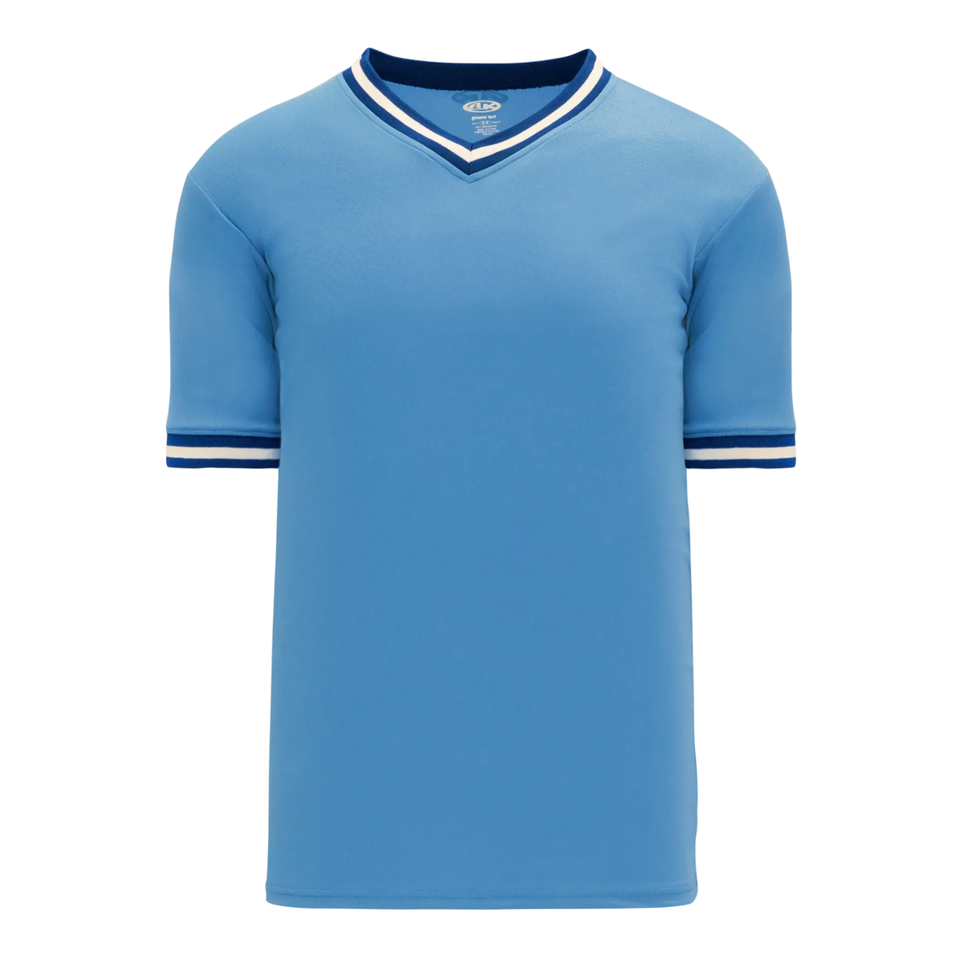Athletic Knit (AK) S1333A-476 Adult Sky Blue/Royal Blue/White Soccer Jersey