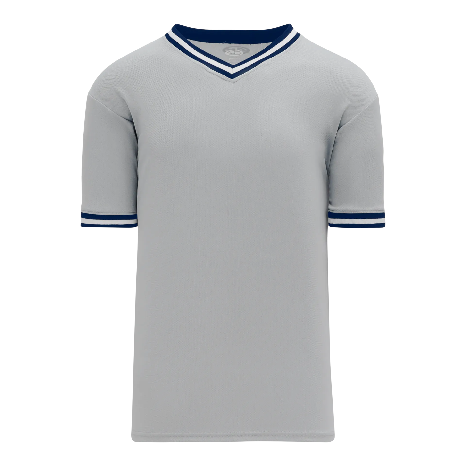 Athletic Knit (AK) S1333A-548 Adult Grey/Navy/White Soccer Jersey