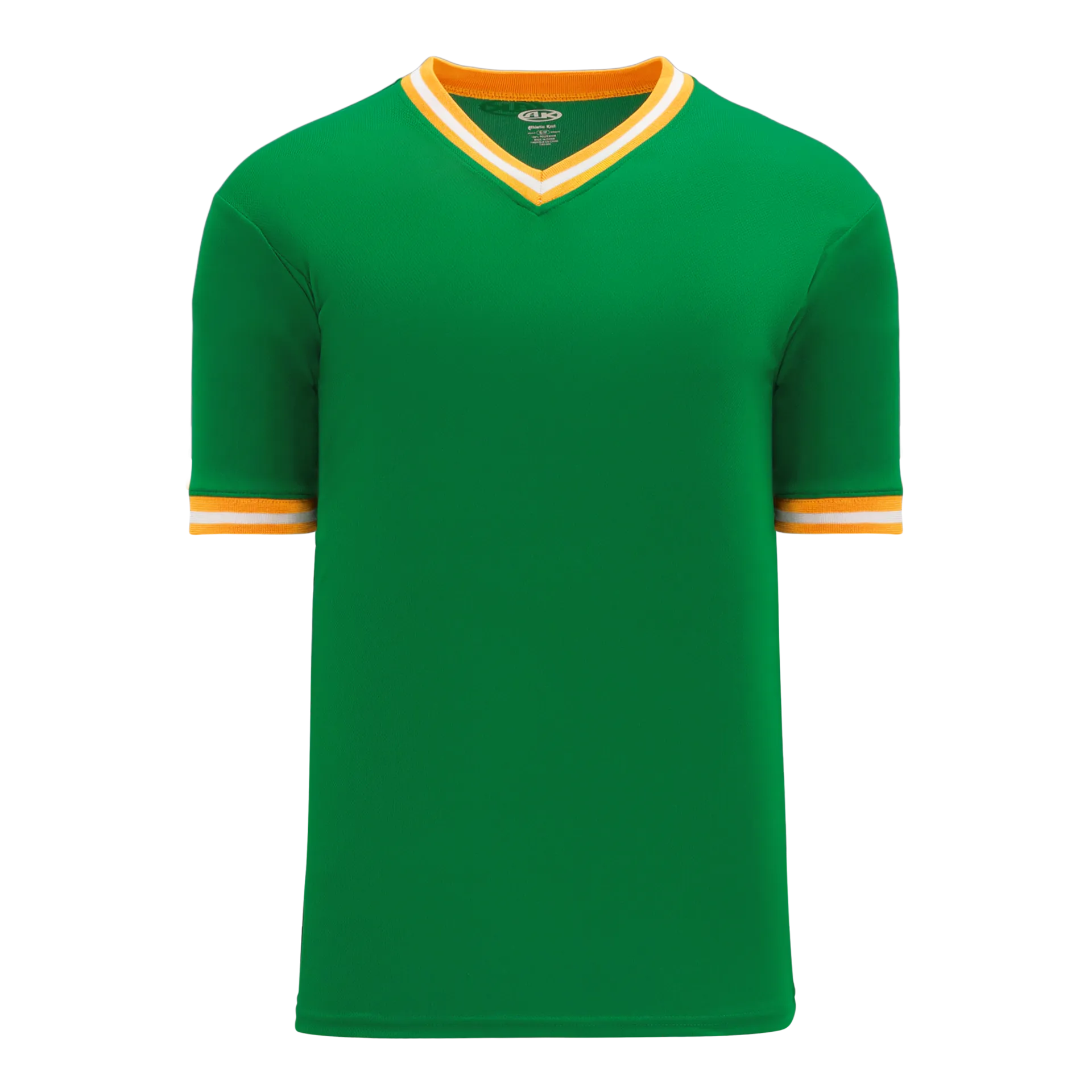 Athletic Knit (AK) S1333Y-334 Youth Kelly Green/Gold/White Soccer Jersey