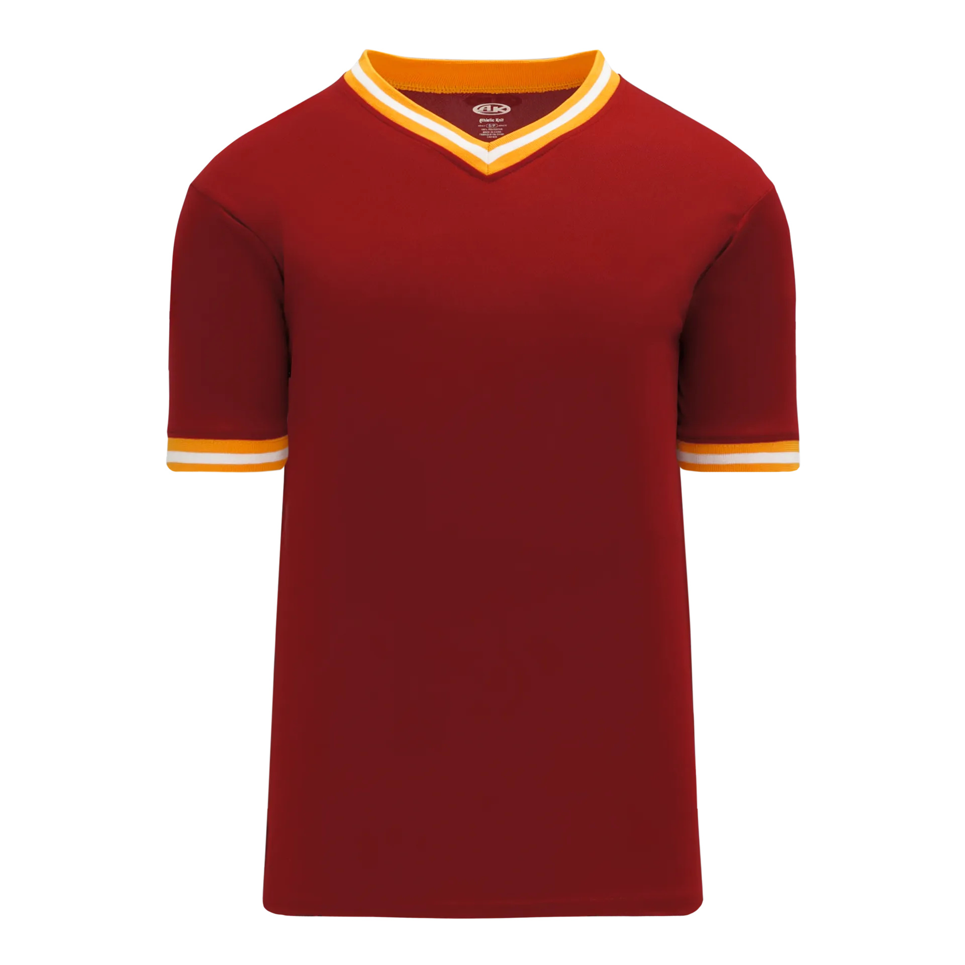 Athletic Knit (AK) S1333Y-427 Youth AV Red/Gold/White Soccer Jersey