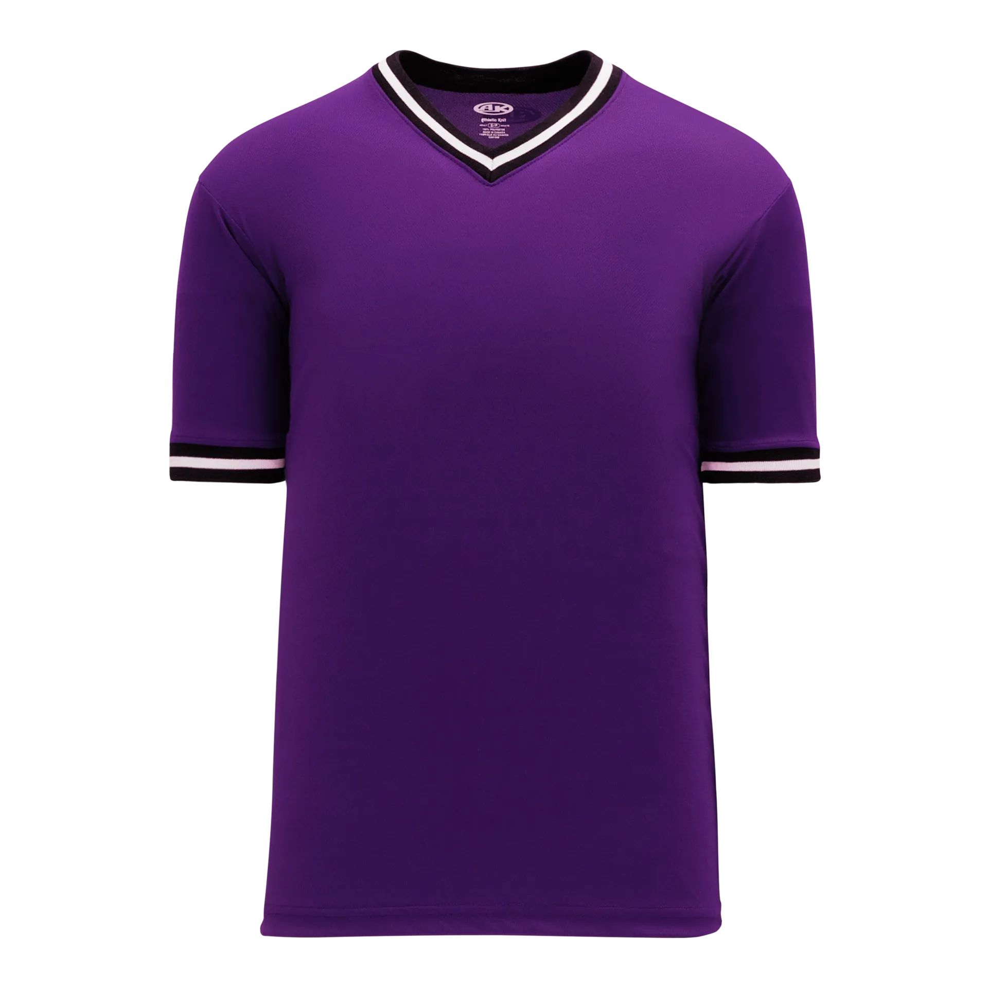 Athletic Knit (AK) S1333Y-438 Youth Purple/Black/White Soccer Jersey