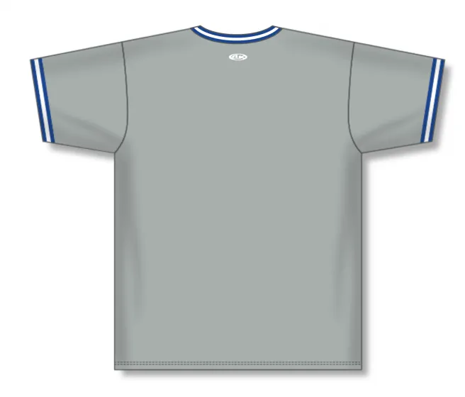 Athletic Knit (AK) S1333Y-450 Youth Grey/Royal Blue/White Soccer Jersey