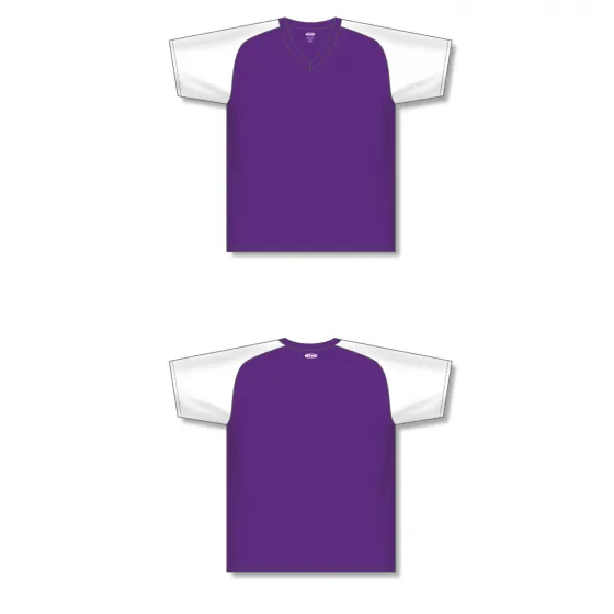 Athletic Knit (AK) S1375L-220 Ladies Purple/White Soccer Jersey