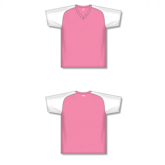 Athletic Knit (AK) S1375L-275 Ladies Pink/White Soccer Jersey