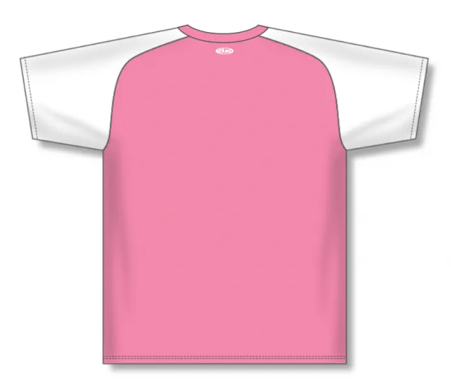 Athletic Knit (AK) S1375L-275 Ladies Pink/White Soccer Jersey