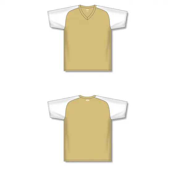 Athletic Knit (AK) S1375L-280 Ladies Vegas Gold/White Soccer Jersey