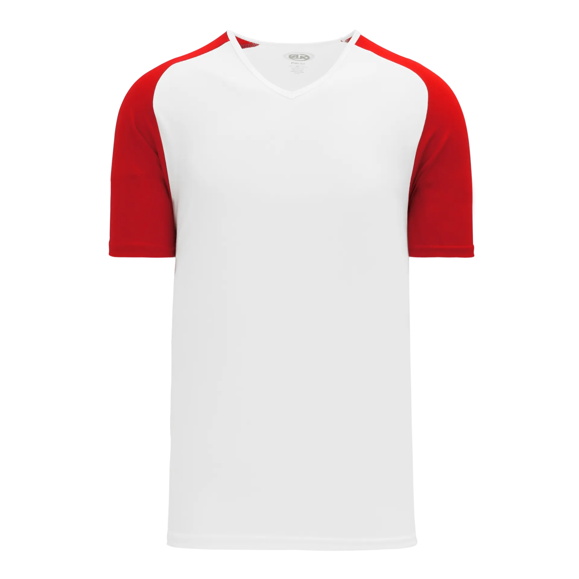 Athletic Knit (AK) S1375M-209 Mens White/Red Soccer Jersey