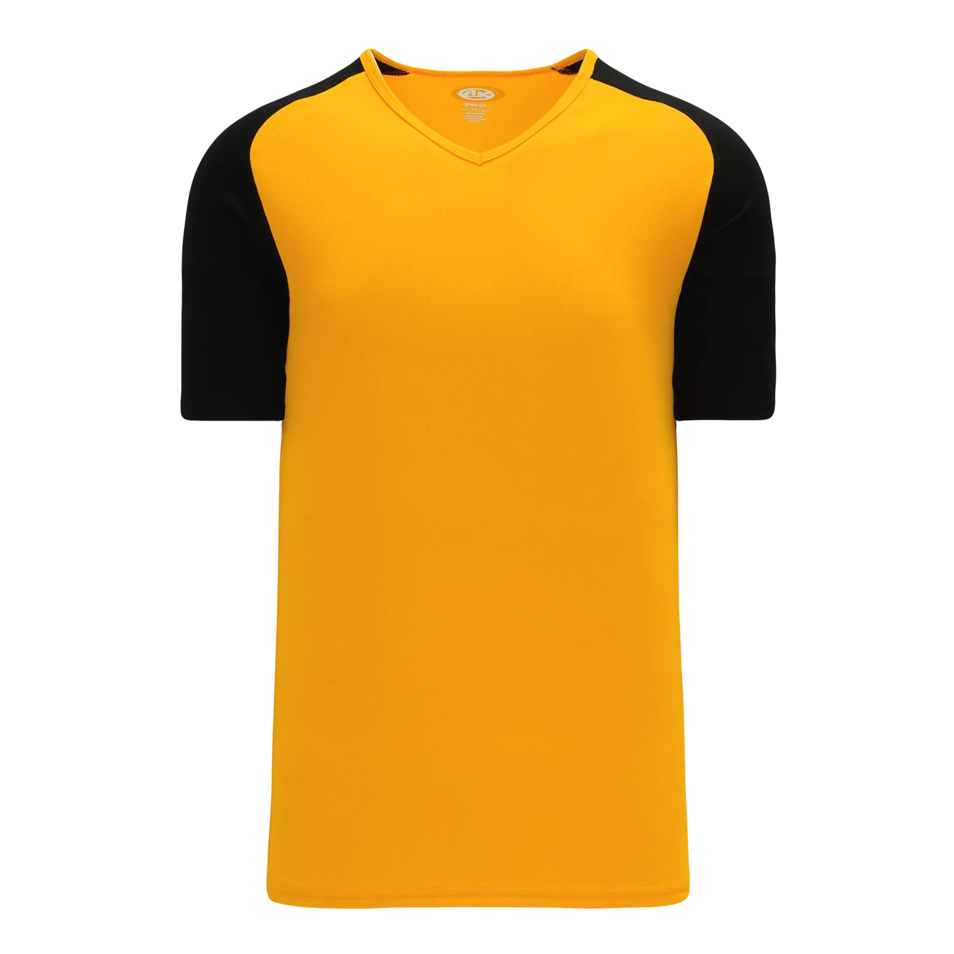 Athletic Knit (AK) S1375M-213 Mens Gold/Black Soccer Jersey