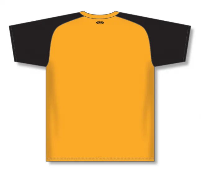 Athletic Knit (AK) S1375M-213 Mens Gold/Black Soccer Jersey