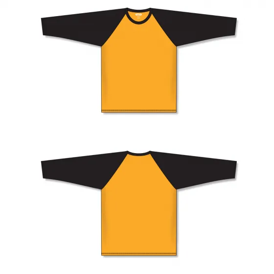Athletic Knit (AK) S1846A-213 Adult Gold/Black Soccer Jersey