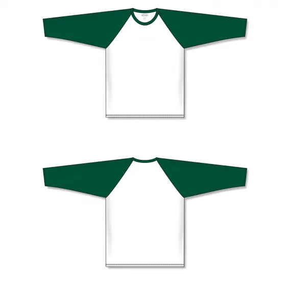Athletic Knit (AK) S1846Y-279 Youth White/Dark Green Soccer Jersey