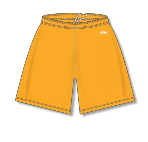 Athletic Knit (AK) SS1300M-006 Mens Gold Soccer Shorts