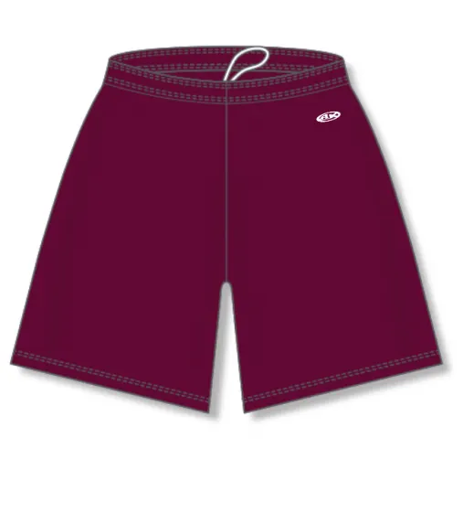 Athletic Knit (AK) SS1300M-009 Mens Maroon Soccer Shorts
