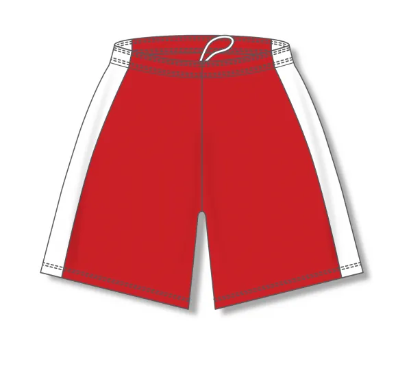 Athletic Knit (AK) SS9145L-208 Ladies Red/White Pro Soccer Shorts