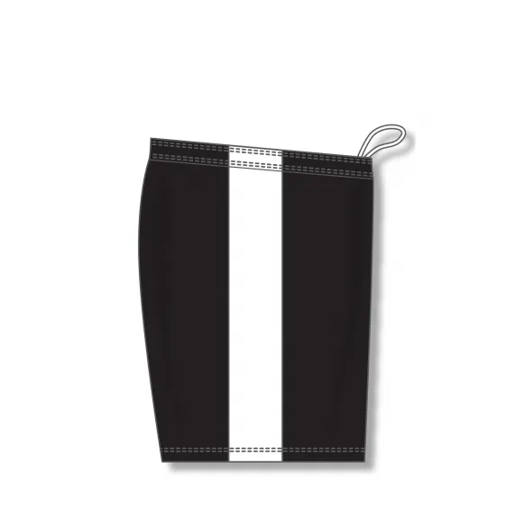Athletic Knit (AK) SS9145L-221 Ladies Black/White Pro Soccer Shorts