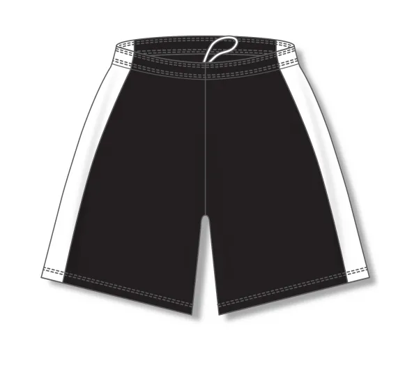 Athletic Knit (AK) SS9145L-221 Ladies Black/White Pro Soccer Shorts